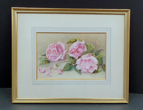 A.S.Kent-still-life-watercolour-Roses