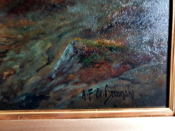 Alfred Fontville de Breanski signature