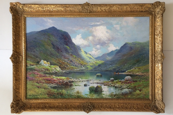 Alfred.Fontville.De.Breanski.oil.painting - The Gap of Dunloe