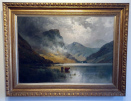 Alfred.Fontville.de.Breanski.oil.painting.for.sale - A passing storm in the Highlands