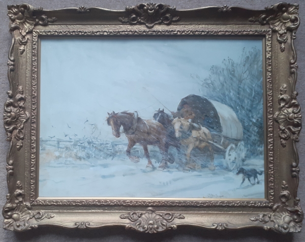 Atkinson Snow Framed