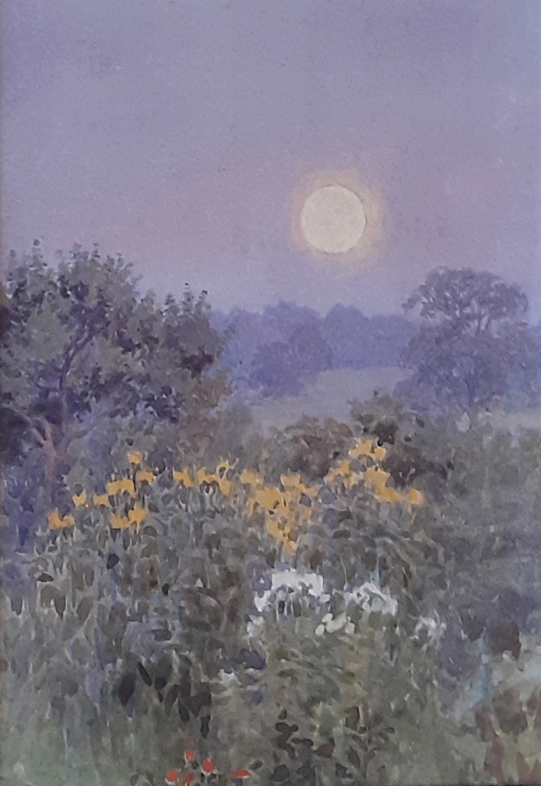 Beatrice_Emma_Parsons_watercolour_for_Sale - the moon