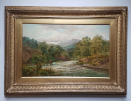 Alfred_de_Breanski_trout_oil.painting. stream_wales_frame