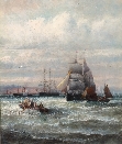 A busy shipping lane.W.Thornley