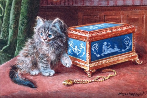 Wilson Hepple.Cat and Pendant