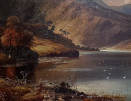 Clarence.Henry.Roe oil painting for sale - Fleetwith Pike from Buttermere, birds