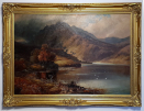 Clarence.Henry.Roe oil painting for sale - Fleetwith Pike from Buttermere - framed
