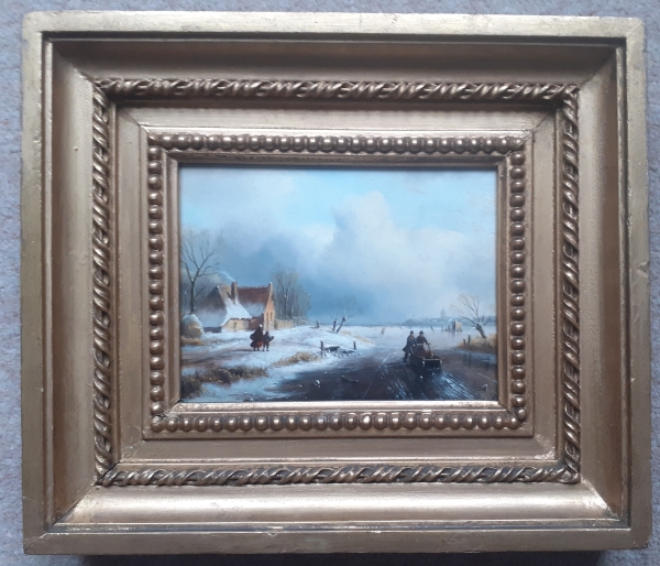 Painting Image Dutch Framed