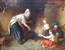 Mother feeding family.W.G.Brownlow