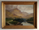 Frank-Thomas-Carter-oil-painting-for-sale - Lake District river valley
