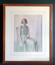 Garnet Ruskin Wolseley watercolour, Phyllis Calvert portrait