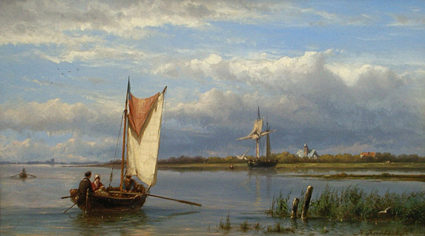 Hermanus Koekkoek Sailing