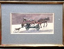 Norman Cornish.Horse & Cart frame