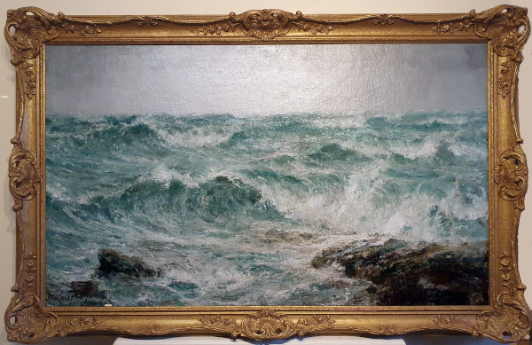 John Falconar Slater large oil painting for sale Summer Storm 1911 seascape