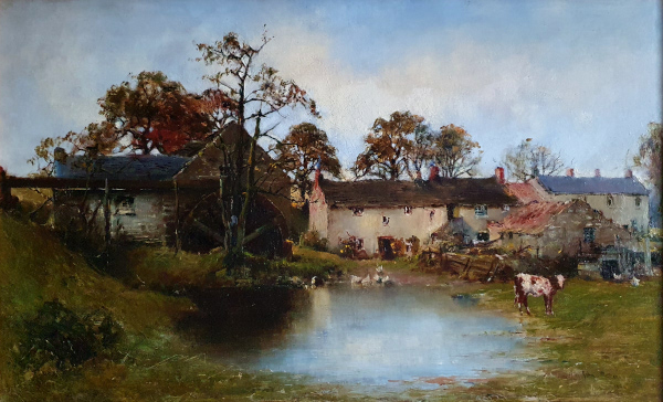 John Wallace oil painting for sale - Ridley Mill