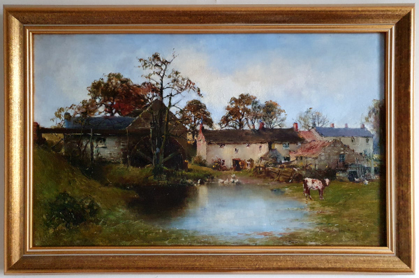 John Wallace oil painting - Ridley Mill