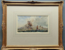 John-Warkup-Swift-watercolour-for-sale-Shipping-at-Tynemouth-framed