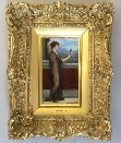 Lady in the mirror.Frame.Sidney Woods