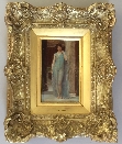 Lady in a negligee.Frame.Sidney Woods