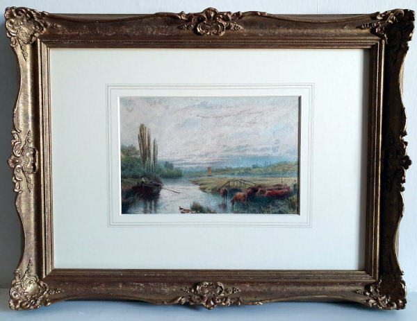 Myles Birket Foster watercolour for sale: Evening on the Yare