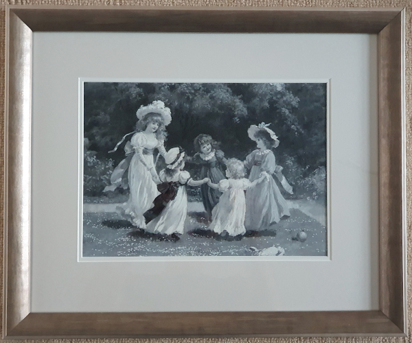 Percy-Tarrant-oil-painting-for-sale-Ring-a-ring-o-roses-framed