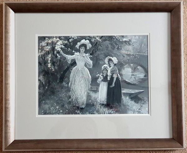 Percy-Tarrant-oil-painting-for-sale-Sweet-Summer-Time-framed