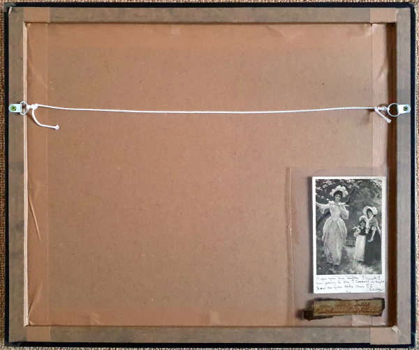 Percy-Tarrant-oil-verso-with-postcard