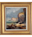 Robert-Ernest-Roe-Mussel-pickers-Scarborough-framed