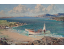 Rowland.Hill.oil.painting - Fishing.Boats.on.Mulroy.Bay.Co.Donegal.