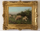 Sheep Grazing.Frame.J.Dixon Clark