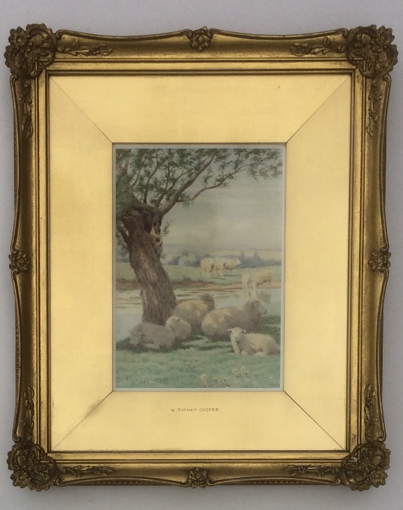Sheep in Shade.Frame.1.W.Sidney.Cooper