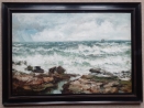 Slater_sea_Oil painting_Framed