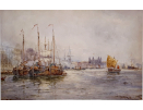 Thomas Bush Hardy, watercolour for sale, Pool of London