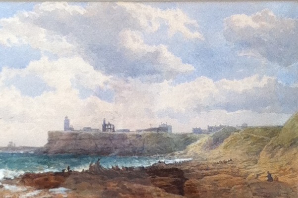 Edward Duncan.Tynemouth Harbour.