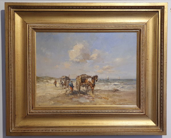 Unknown-artist-oil-painting-gathering-wrack