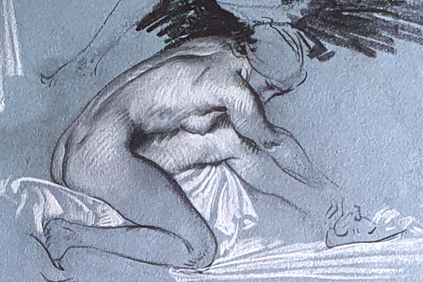 William-Russell-Flint-drawing-for-sale-model