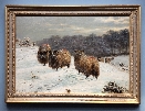Winter Sheep.Frame.J.Dixon Clark.
