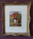 Edith Helena Adie watercolour for sale, The Kichen Garden Hitchingbrooke