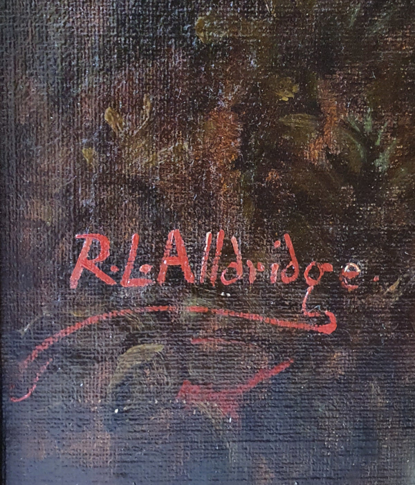 Richard L. Alldridge, oil painting