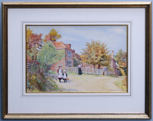 Beatrice Emma Parsons, watercolour for sale, The send off