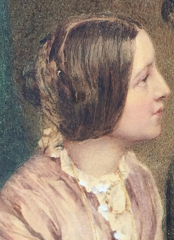 Alfred Thomas Derby, watercolour, femme