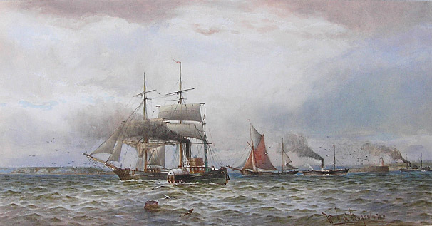 WTN Boyce - Steam and Sail off South Shields