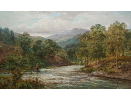 Alfred_de_Breanski_oil.painting.for.sale -trout_stream_wales