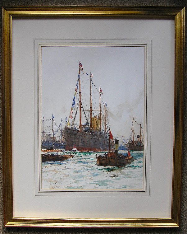 Charles Dixon marine painting