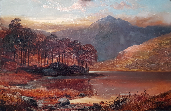 Clarence.Roe.oil.painting.for.sale - Blea.tarn.lake.district