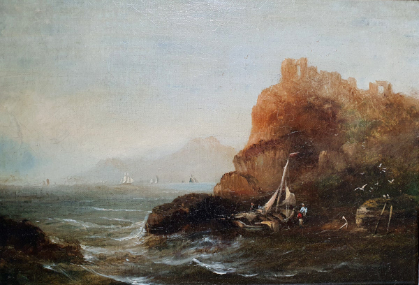 Claude Thomas Standsfield Moore oil painting for sale - Dunluce, County Antrim