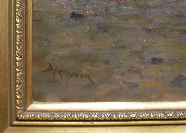 Duncan Cameron artist signature