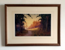 edward Horace Thompson, watercolour for sale, Woods, framed