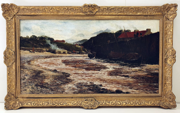 Edwin Ellis, oil painting, Estuary