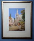 James Grieg gouache, Tunis, Algiers, framed